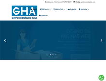 Tablet Screenshot of grupohernandezalba.com